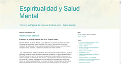 Desktop Screenshot of espiritualidad.eutimia.com